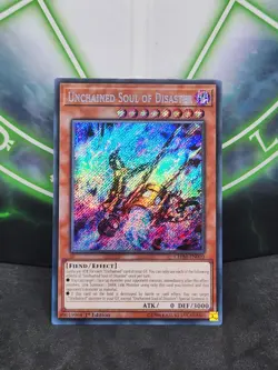 Yugioh Unchained Soul of Disaster CHIM-EN010 Secret Rare 1st Edition NM - Image 1