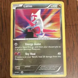 Pokemon Latias 9/20 Dragon Vault Holo Rare Basic Card English 100HP 2012 - Image 1