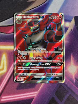 Incineroar GX - SM38 - SM Full Art Holo Ultra Rare Promo Pokemon Card LP - Image 1