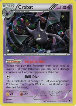 Crobat - 33/119 (Cosmos Holo) Miscellaneous Cards & Products 033/119 LP - Image 1