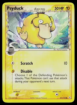 Pokemon Card - Psyduck Holon Phantoms 81/110 Common - Image 1