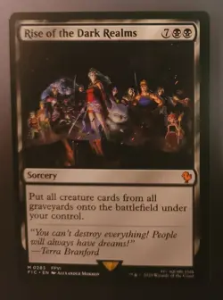 Rise of the Dark Realms Commander: Final Fantasy FIN MTG NM Magic the Gathering - Image 1
