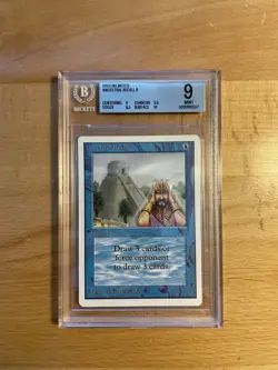 MTG Unlimited Ancestral Recall BGS 9 Mint Power 9 (10 Surface 9.5 Corners) 1993 - Image 1