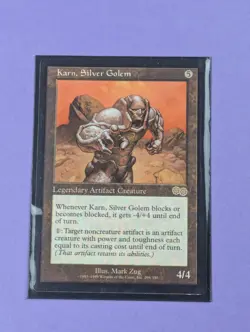 MTG: Magic The Gathering: Karn, Silver Golem- Rare - Near Mint - Image 1