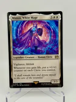 Minwu, White Mage | 026 | Rare | MTG X Final Fantasy - Image 1