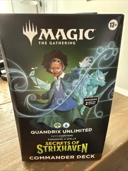 Quandrix Unlimited Commander Deck Secrets of Strixhaven Sealed New English MTG - Image 1