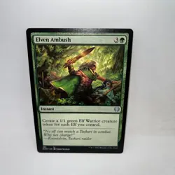 Elven Ambush 391 Uncommon Kaldheim Magic: The Gathering Lightly Played - Image 1