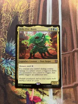 1x Felix Five-Boots - Foil NM Eng MTG - Commander Outlaws of Thunder Junction - Image 1