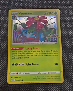 Venusaur Holo Holo Rare Pokemon GO 003/078 NM - Image 1
