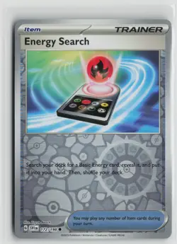 Pokemon TCG Scarlet & Violet Base Set Energy Search x1 NM Reverse Holo 172 - Image 1