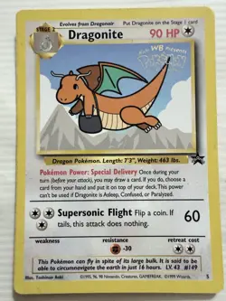 Pokemon TCG Black Star Promo WB The First Movie Dragonite #5 - Image 1