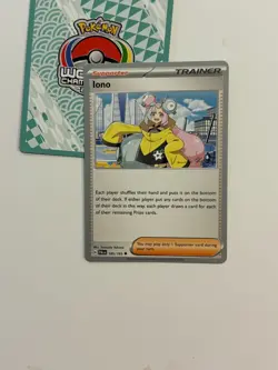 Iono 185/193 2023 Pokemon World Championships Variant Paldea Fates J - Image 1