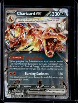 2023 Pokemon SV Obsidian Flames Charizard ex #125/197 - Image 1