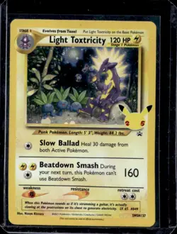 2019-2023 Pokemon SWSH Black Star Promos Light Toxtricity #SWSH137 - Image 1