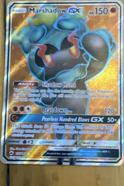 Marshadow GX Full Art Holo Ultra Rare 137/147 SM Burning Shadows English HP150 - Image 1