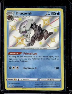 2021 Pokemon SWSH Shining Fates Dracovish Shiny Vault #SV036/SV122 - Image 1