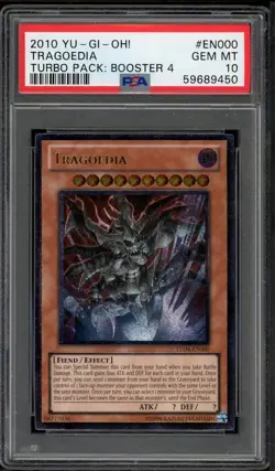 Tragoedia TU04-EN000 Ultimate Rare Yugioh PSA 10 *450 - Image 1