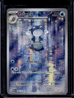 2023 Pokemon SV 151 Poliwhirl Illustration Rare #176/165 - Image 1