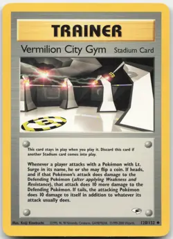 Vermilion City Gym 120/132 - Gym Heroes - Uncommon - Pokemon - Image 1
