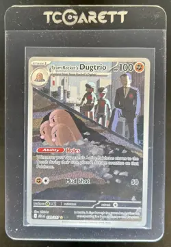 2026 Pokemon Ascended Heroes Team Rocket's Dugtrio Illustration Rare #239/217 - Image 1