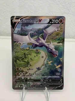 Pokemon Aerodactyl V Alt Art 180/196 Lost Origin NM - Image 1