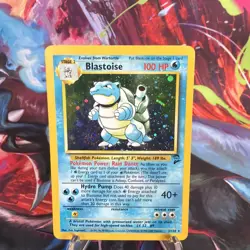 Pokemon TCG Blastoise Base Set 2 2/130 Holo x1 Swirl 💫 - Image 1