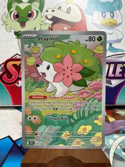 Shaymin 185/182 Illustration Rare - Destined Rivals - Pokemon TCG - SHIPS FAST - Image 1