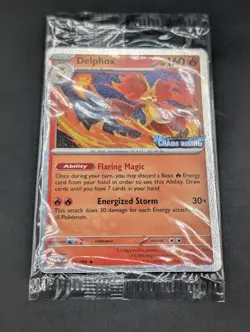 Pokemon Chaos Rising Stamped Promo - Delphox 013/086 - Best Buy - Fully Tracked - Image 2