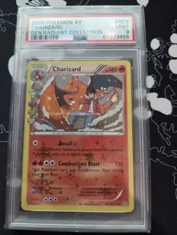 PSA 9 Charizard RC5/RC32 Radiant Collection XY Generations Pokemon 2016 - Image 1