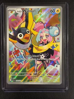 Iono's Wattrel 231/217 Illustration Rare Ascended Heroes Pokemon Near Mint - Image 1