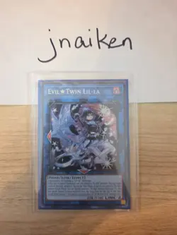 Yugioh - Evil Twin Lil La - BLCR-EN097 - Secret Rare - 1st Edition - Near Mint - Image 1