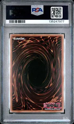 Tri-horned Dragon LOB-000 Secret Rare Reprint Yugioh PSA 9 *977 - Image 2