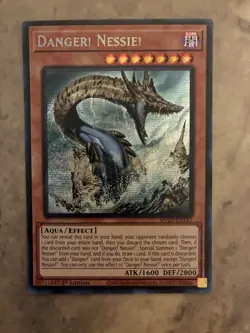 Yugioh! TCG - Danger! Nessie! - Prismatic Secret Rare -2025 Mega-Pack MP25-EN141 - Image 1