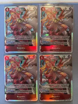 Kujyaku SR OP11-004 - A Fist Of Divine Speed - One Piece TCG (Playset)x4 - Image 1