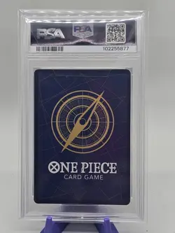 One Piece Capone “Gang” Bege OP04-100 Alt Art Rare PRB01 PSA 10 - Image 2