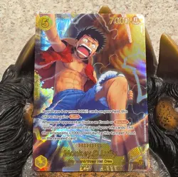 Bandai Monkey D. Luffy OP15-119 Alt Art Holo Super Rare 7000 Power Cost 5 EN - Image 1