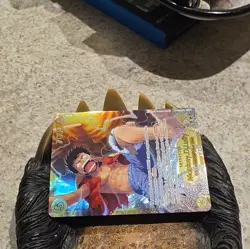 Bandai Monkey D. Luffy OP15-119 Alt Art Holo Super Rare 7000 Power Cost 5 EN - Image 4