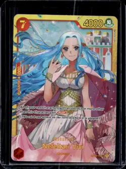 2023 One Piece Kingdoms of Intrigue Nefeltari Vivi Secret Rare #OP04-118 - Image 1