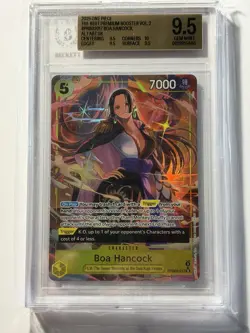 One Piece Premium Booster The Best Vol 2 Boa Hancock Alternate Art SR BGS 9.5 - Image 1