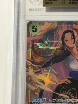 One Piece Premium Booster The Best Vol 2 Boa Hancock Alternate Art SR BGS 9.5 - Image 4