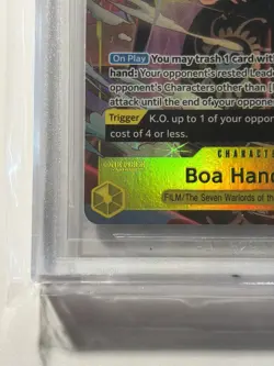 One Piece Premium Booster The Best Vol 2 Boa Hancock Alternate Art SR BGS 9.5 - Image 5