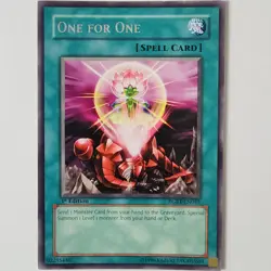 One for One - RGBT-EN045 - MP - Rare - 1st ed - Yugioh - Image 1
