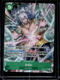 2024 One Piece Emperors in the New World Adio Super Rare Alt Art #OP09-023 - Image 1
