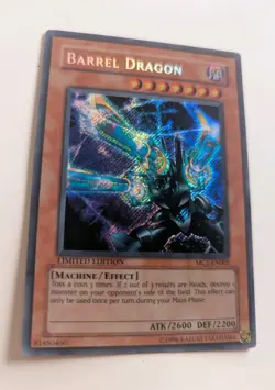 Yugioh Barrel Dragon MC1-EN002 Secret Rare Limited Edition LP holo - Image 3