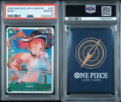 2026 ONE PIECE OP14-EB04-THE AZURE SEA'S SEVEN #031 NAMI PSA 10 - Image 1