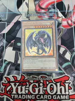 Blue-Eyes White Dragon Secret Rare BLMM-EN001 Yugioh Chibi - Image 1