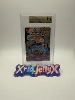 Bandai One Piece Adventures on Kami's Island Enel Secret Rare BGS 9.5 OP15-118 - Image 1