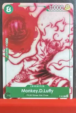 One Piece TCG - Monkey.D.Luffy (P-061) P-061 Starter Deck 16: GREEN Uta Regular - Image 1