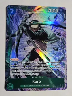 One Piece TCG Kuro OP15-025 Rare ALT ART Adventure on Kami's Island English - Image 1