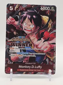 One Piece TCG - Promo Winner - Monkey D. Luffy ST01-012 - English - Image 1